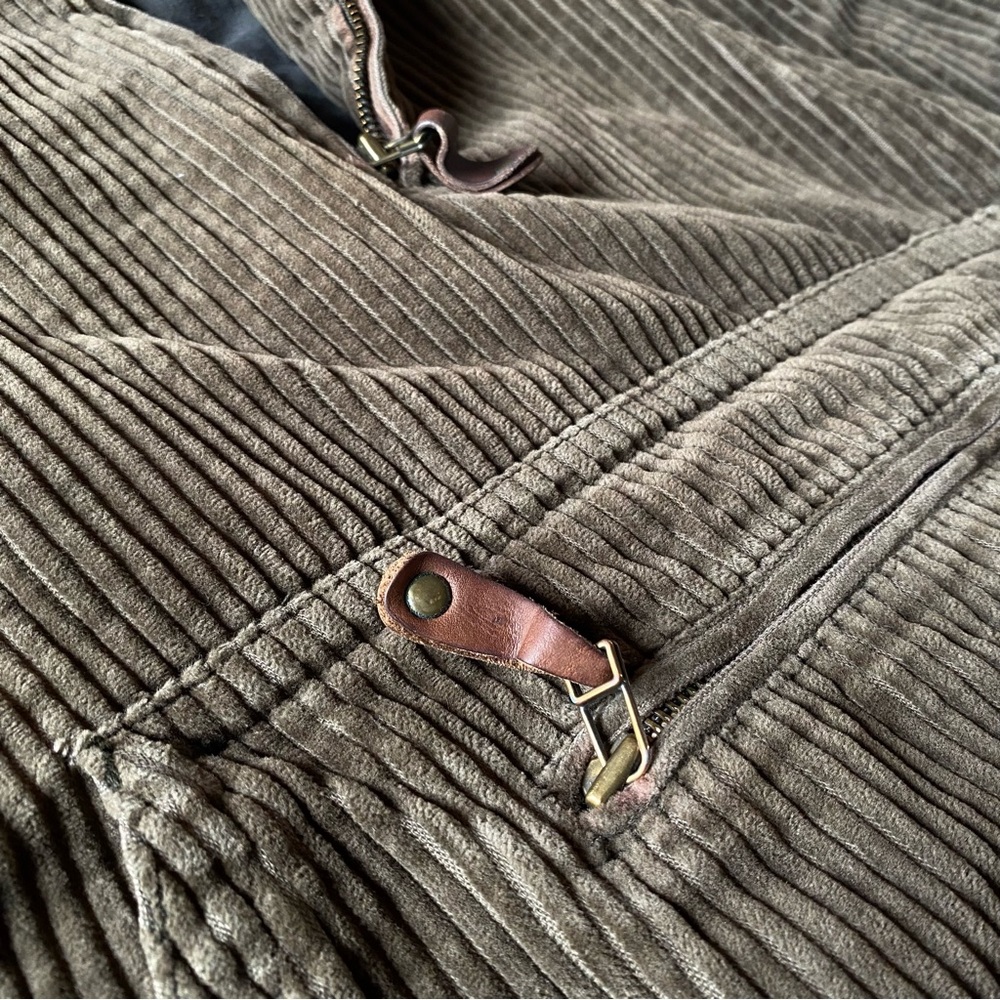 GAP Brown Corduroy Hooded Pullover Jacket - Picture 10 of 12
